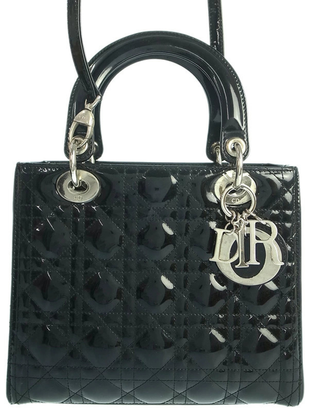 Christian Dior Cannage Quilted Lady Dior 2way bag